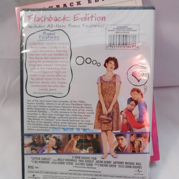 Sixteen Candles DVD Flashback Edition Molly Ringwald NEW AND SEALED - Picture 6 of 6